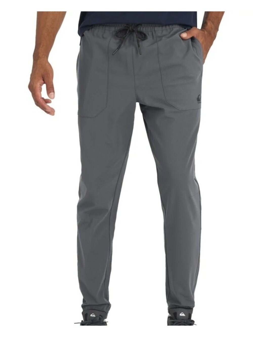 NWOT Quiksilver Men's M Gray Active Jogger Pants Regular Fit Polyester